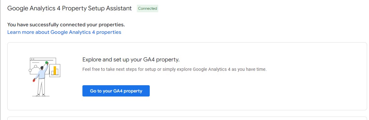 go to your ga4 property